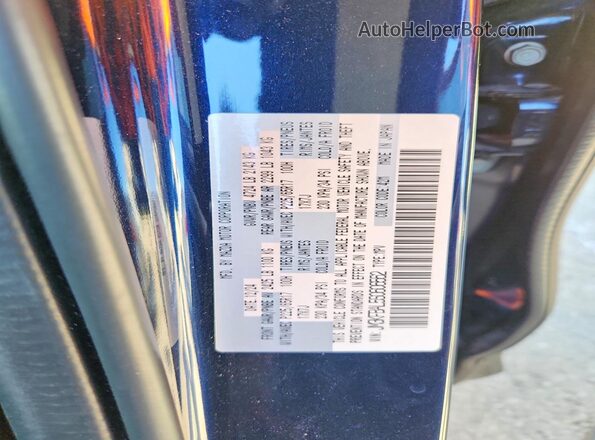JM3KFBAL5S0606562 2025 MAZDA CX-5 Blue VIN կոդի պիտակի տեսք