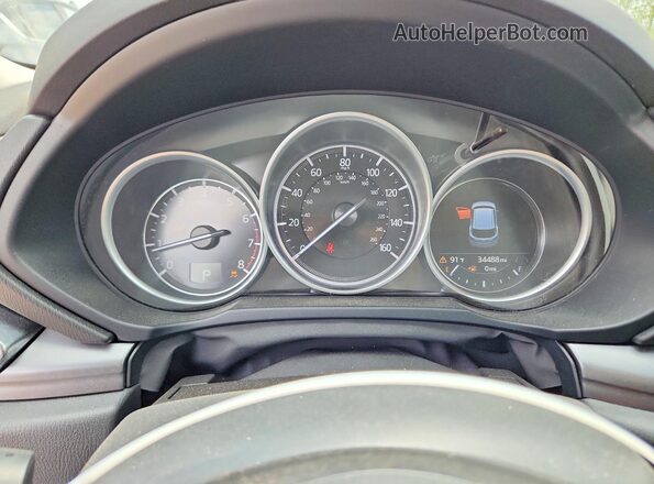 JM3KFBAM1P0225288 2023 MAZDA CX-5 Black Vista del cuadro de instrumentos