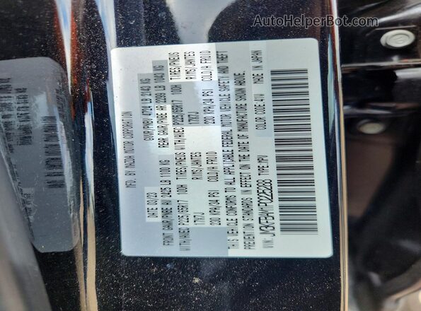 JM3KFBAM1P0225288 2023 MAZDA CX-5 Black Vista de la etiqueta del VIN