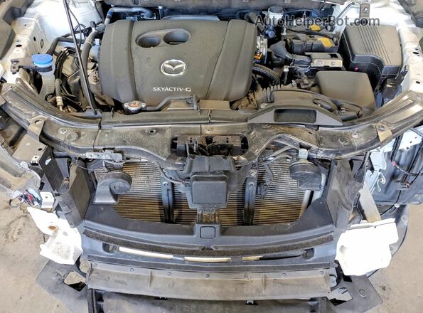 JM3KFBAM9N0546833 2022 MAZDA CX-5 White ძრავის განყოფილების ხედი