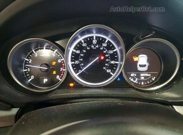 JM3KFBAM9N0546833 2022 MAZDA CX-5 White ხელსაწყოთა პანელის ხედი