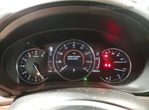 JM3KFBAY6L0755706 2020 MAZDA CX-5 Gray Вид щитка приладів