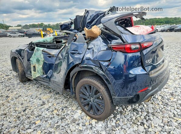 JM3KFBAY6N0556481 2022 MAZDA CX-5 Blue Հետևի ձախ