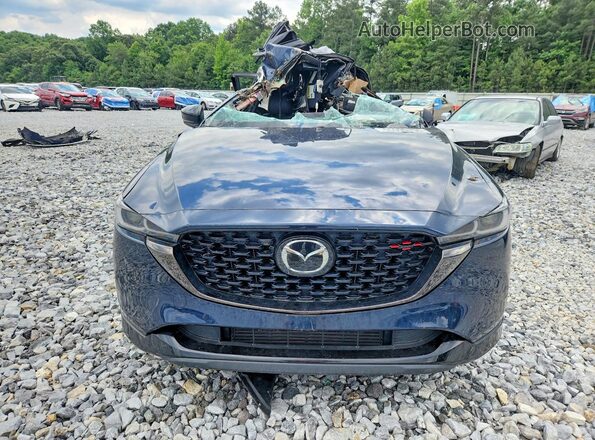 JM3KFBAY6N0556481 2022 MAZDA CX-5 Blue Դիմացի տեսք