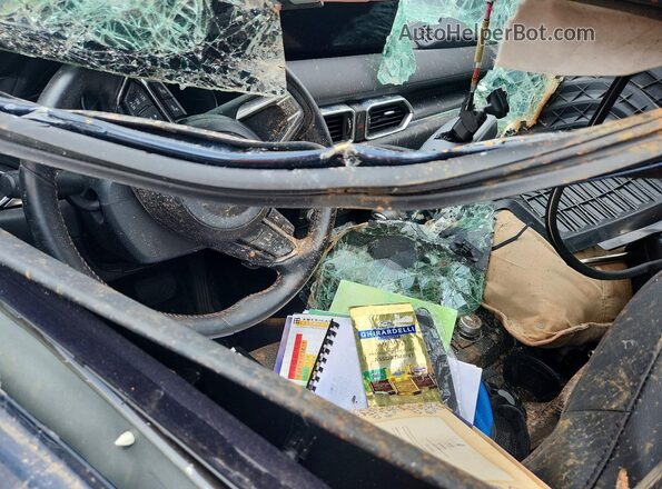 JM3KFBAY6N0556481 2022 MAZDA CX-5 Blue Առջևի վահանակի տեսք