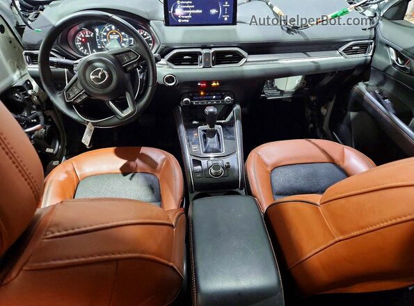 JM3KFBAY7R0403923 2024 MAZDA CX-5 White Вид панелі приладів