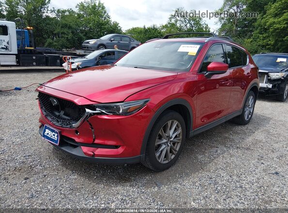 JM3KFBAY8L0864846 2020 MAZDA CX-5 Red წინა მარცხენა ხედი სამი მეოთხედიდან