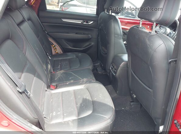 JM3KFBAY8N0557406 2022 MAZDA CX-5 Red VIN კოდის სტიკერის ხედი