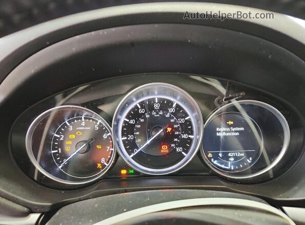 JM3KFBBL0R0509259 2024 MAZDA CX-5 White ხელსაწყოთა პანელის ხედი