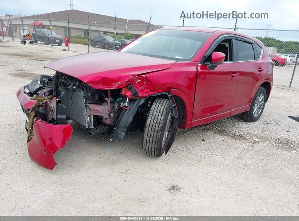 JM3KFBBL4S0801342 2025 MAZDA CX-5 Red Առջևի ձախ երեք քառորդ տեսարան