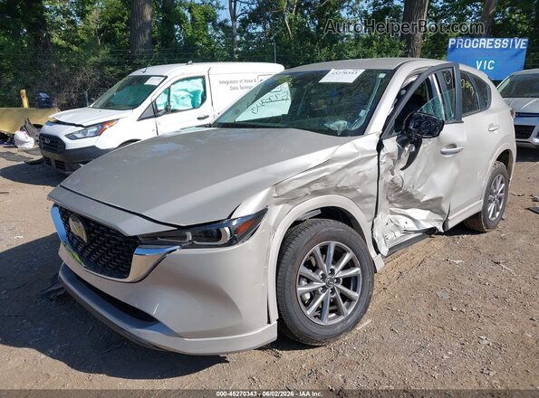 JM3KFBBL5S0680157 2025 MAZDA CX-5 Silver წინა მარცხენა ხედი სამი მეოთხედიდან