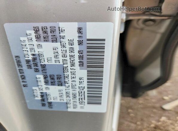 JM3KFBBL6S0551408 2025 MAZDA CX-5 Silver Engine compartment view