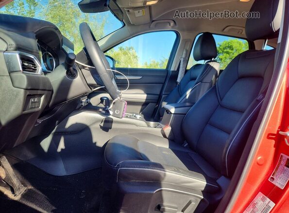 JM3KFBBL7R0474297 2024 MAZDA CX-5 Red Widok wnętrza z przodu