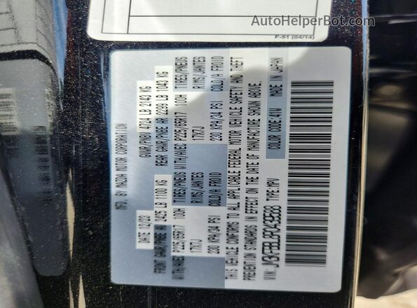 JM3KFBBL8R0439588 2024 MAZDA CX-5 Black Вид наклейки з VIN-кодом