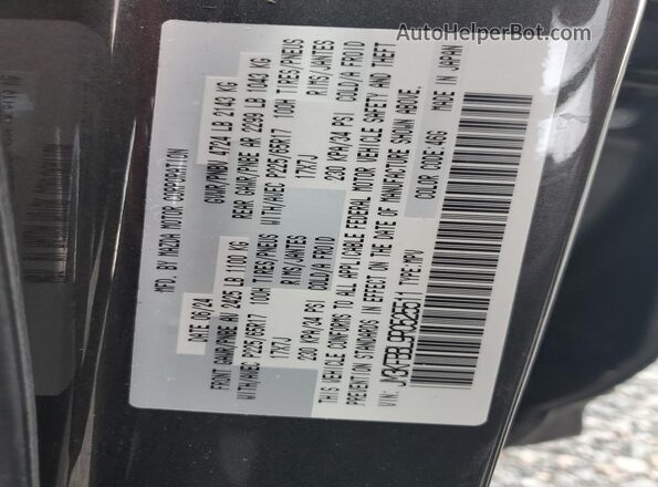 JM3KFBBL9R0525511 2024 MAZDA CX-5 Gray VIN sticker view