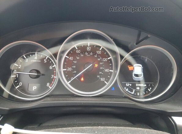 JM3KFBBLXR0502979 2024 MAZDA CX-5 Black Vista del cuadro de instrumentos