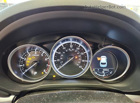 JM3KFBBLXS0714352 2025 MAZDA CX-5 White Widok zestawu wskaźników