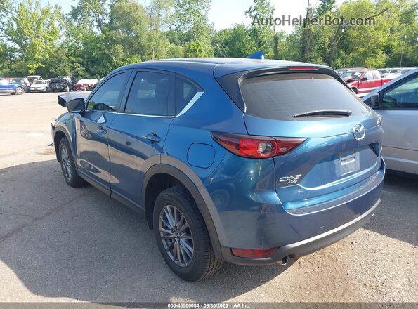 JM3KFBBM0J0430929 2018 MAZDA CX-5 Blue Trasero izquierdo