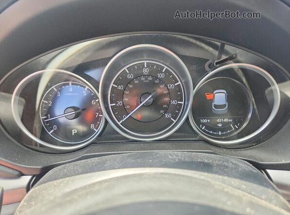 JM3KFBBM0N0570405 2022 MAZDA CX-5 Black Вид щитка приладів
