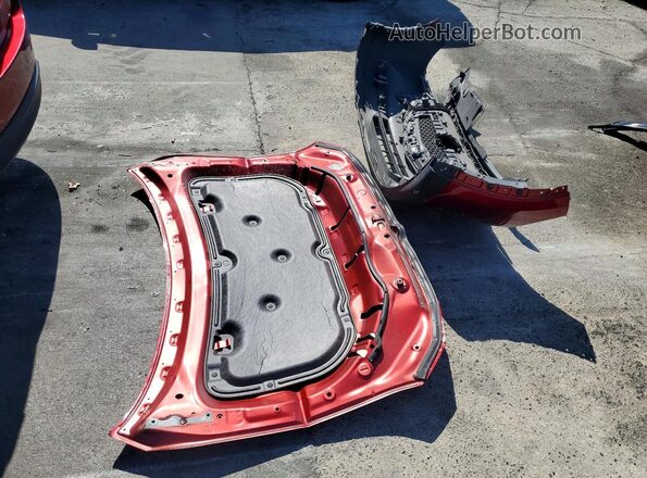 JM3KFBBM2K0691271 2019 MAZDA CX-5 Red ძრავის განყოფილების ხედი