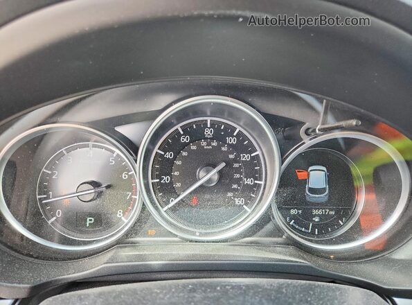 JM3KFBBM2P0144685 2023 MAZDA CX-5 Black Вид щитка приладів