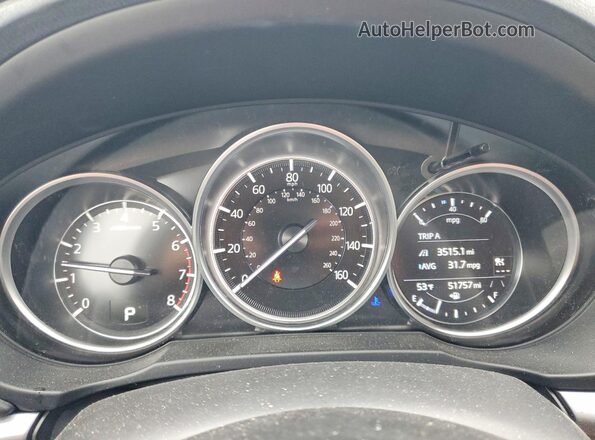 JM3KFBBM2P0220860 2023 MAZDA CX-5 Blue Instrument cluster view
