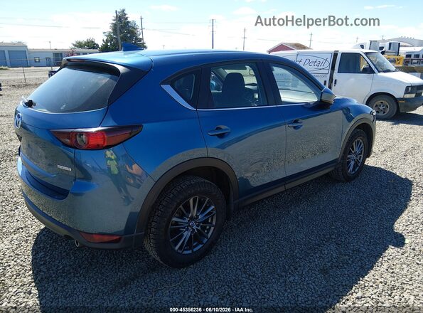 JM3KFBBM3M0399373 2021 MAZDA CX-5 Синий Задняя правая четверть