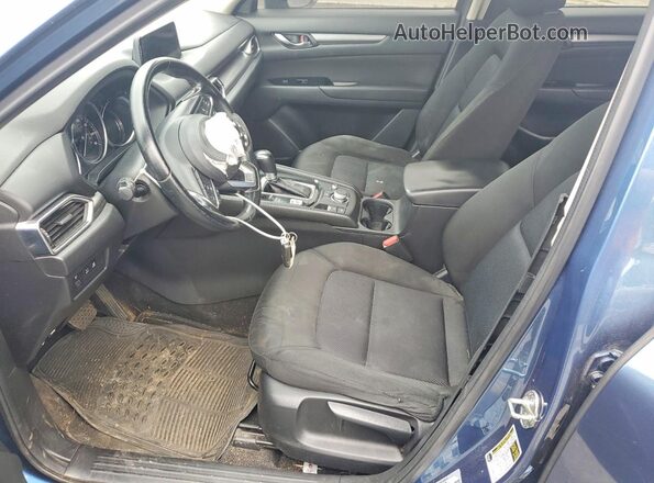 JM3KFBBM5K0505058 2019 MAZDA CX-5 Blue Widok wnętrza z przodu