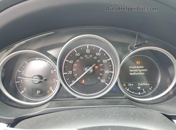 JM3KFBBM5K0505058 2019 MAZDA CX-5 Blue Widok zestawu wskaźników