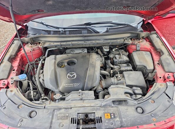 JM3KFBBM5K0540294 2019 MAZDA CX-5 Red ძრავის განყოფილების ხედი