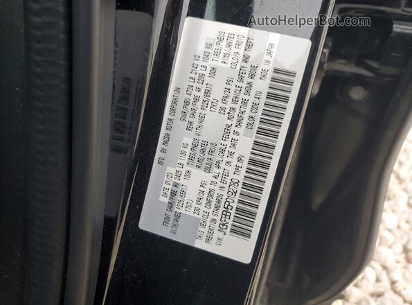 JM3KFBBM5P0192780 2023 MAZDA CX-5 Black Vista de la etiqueta del VIN