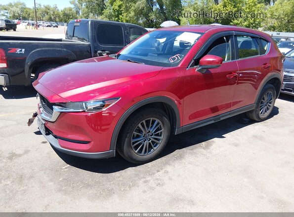 JM3KFBBM6K0638721 2019 MAZDA CX-5 Burgundy Przód lewy