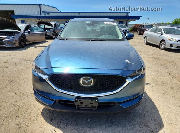 JM3KFBBM6M1316853 2021 MAZDA CX-5 Blue Դիմացի տեսք
