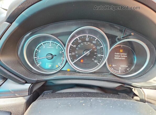 JM3KFBBM7L0751093 2020 MAZDA CX-5 Red Вид щитка приладів