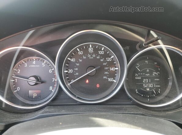 JM3KFBBM8J0469851 2018 MAZDA CX-5 White ხელსაწყოთა პანელის ხედი