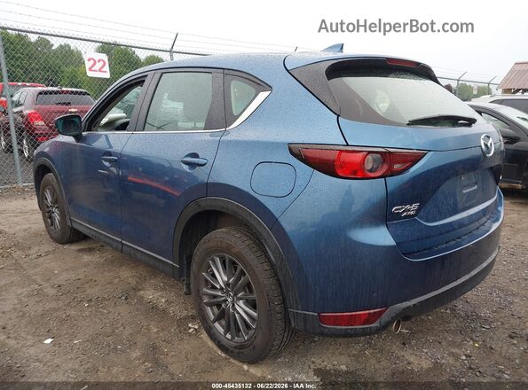 JM3KFBBMXK0664853 2019 MAZDA CX-5 Blue Հետևի ձախ