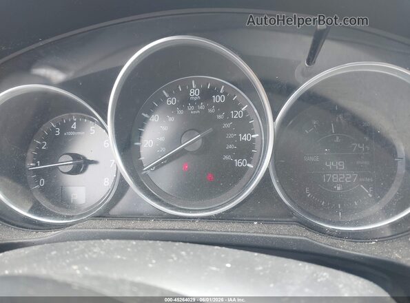 JM3KFBBMXK1558073 2019 MAZDA CX-5 Silver უკანა სავარძლების ხედი