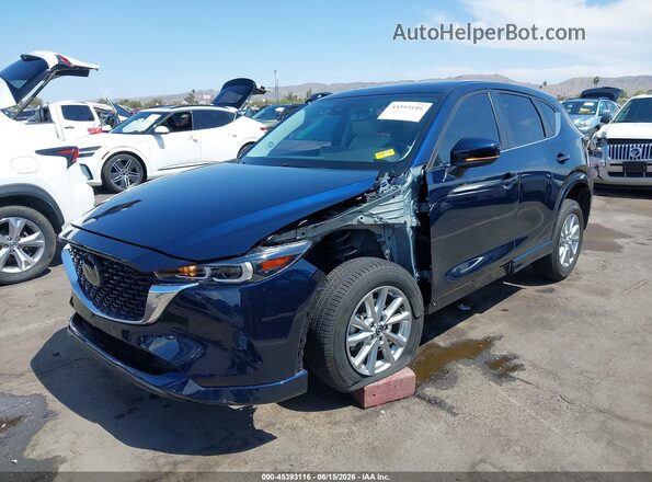 JM3KFBCL0R0497256 2024 MAZDA CX-5 Blue Առջևի ձախ երեք քառորդ տեսարան