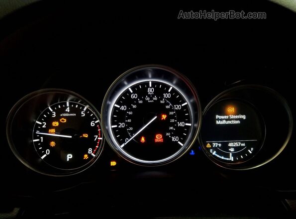 JM3KFBCL2R0527583 2024 MAZDA CX-5 Blue Instrument cluster view