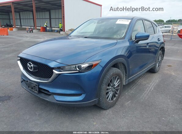 JM3KFBCL3H0203475 2017 MAZDA CX-5 Blue Przód lewy