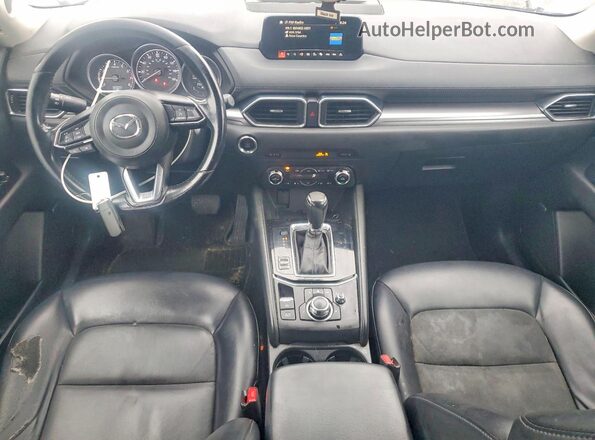 JM3KFBCL3H0226528 2017 MAZDA CX-5 White Вид панелі приладів