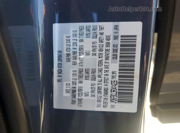 JM3KFBCL3R0414239 2024 MAZDA CX-5 Серый Вид наклейки с VIN-кодом