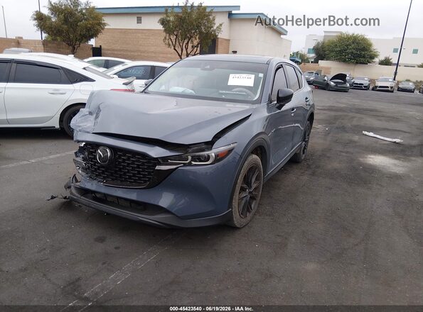 JM3KFBCL3R0491838 2024 MAZDA CX-5 Blue წინა მარცხენა ხედი სამი მეოთხედიდან