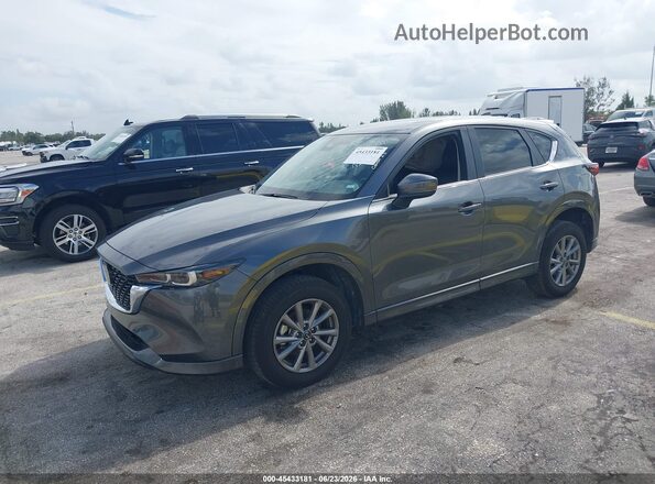 JM3KFBCL4S0619977 2025 MAZDA CX-5 Gray წინა მარცხენა ხედი სამი მეოთხედიდან