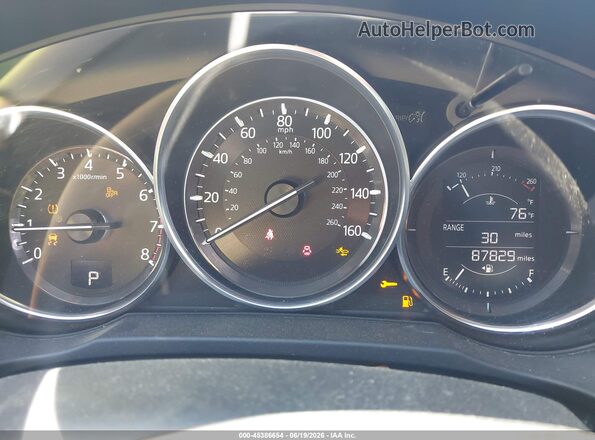 JM3KFBCL6H0167541 2017 MAZDA CX-5 Blue უკანა სავარძლების ხედი