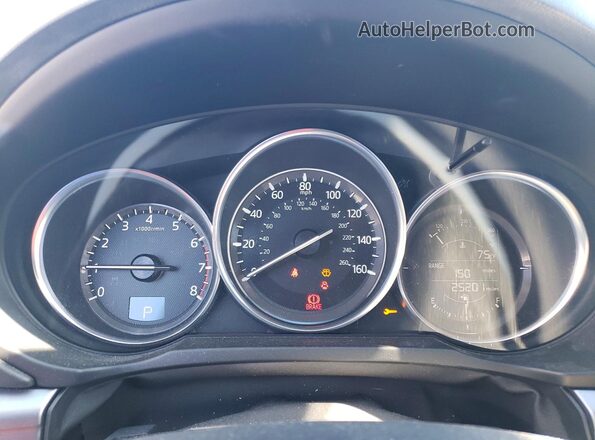 JM3KFBCL6H0197705 2017 MAZDA CX-5 Blue Вид щитка приладів