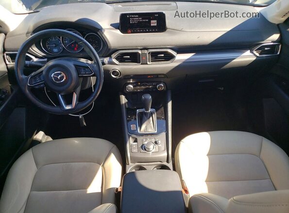 JM3KFBCL6H0197705 2017 MAZDA CX-5 Blue Вид панелі приладів