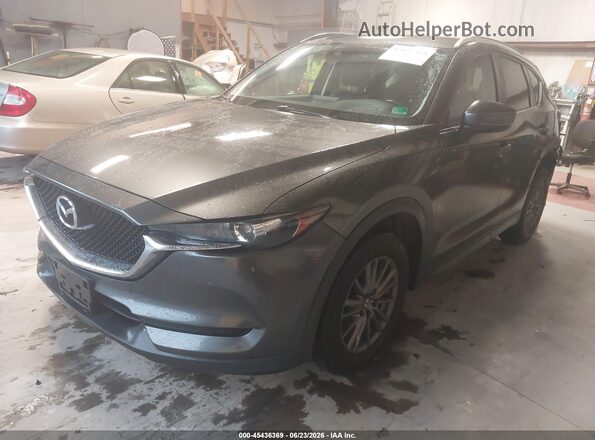 JM3KFBCL6H0219654 2017 MAZDA CX-5 Gray Vista tres cuartos delantera izquierda