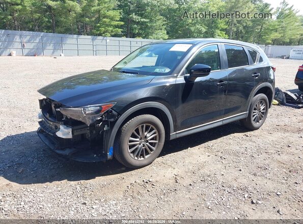 JM3KFBCL7H0168052 2017 MAZDA CX-5 Black წინა მარცხენა ხედი სამი მეოთხედიდან