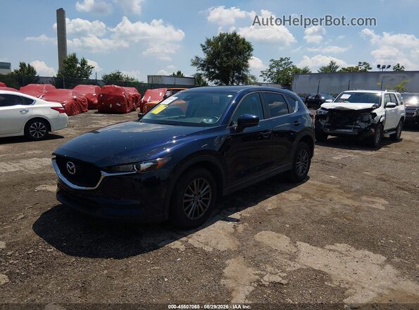 JM3KFBCL7H0215189 2017 MAZDA CX-5 Blue Передня ліва чверть